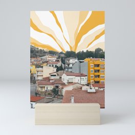 Rooftop Hills in Montserrat, Spain Mini Art Print