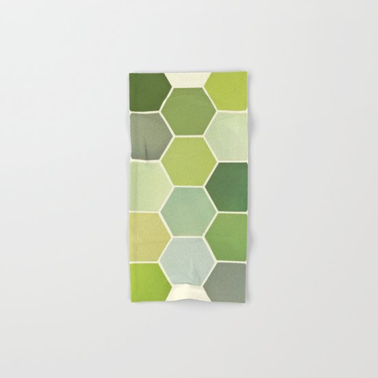 Shades of Green Hand & Bath Towel