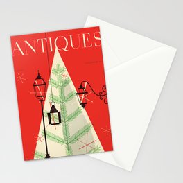 The Magazine ANTIQUES December 1954 cover Stationery Card