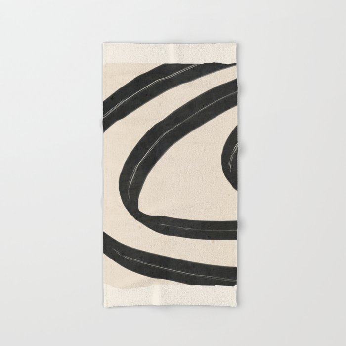 Minimal Abstract Art 17 Hand & Bath Towel by ThingDesign
