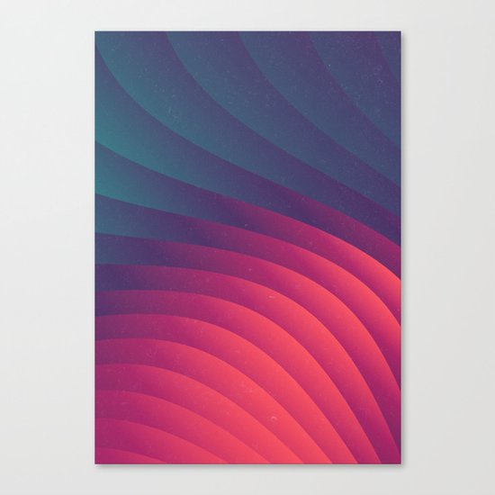 Reservoir Lines Canvas Print