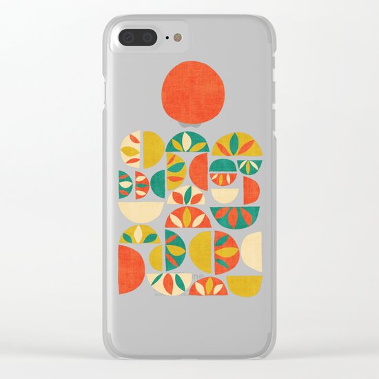 Jumpy Hills Clear iPhone Case