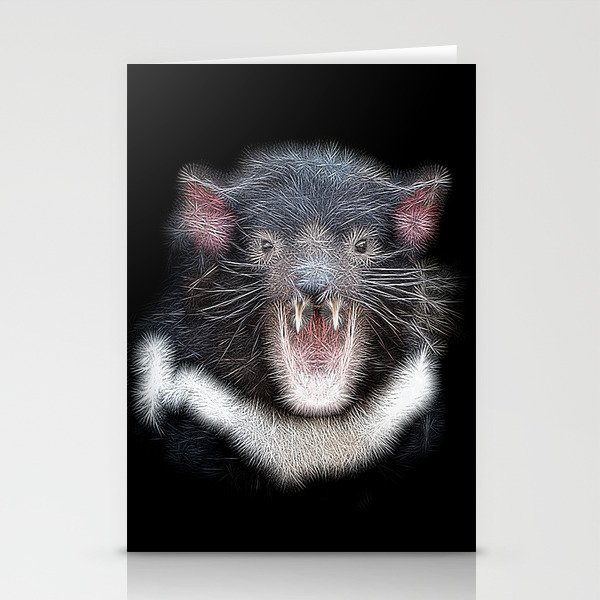 Spiked Tasmanian Devil Stationery Cards