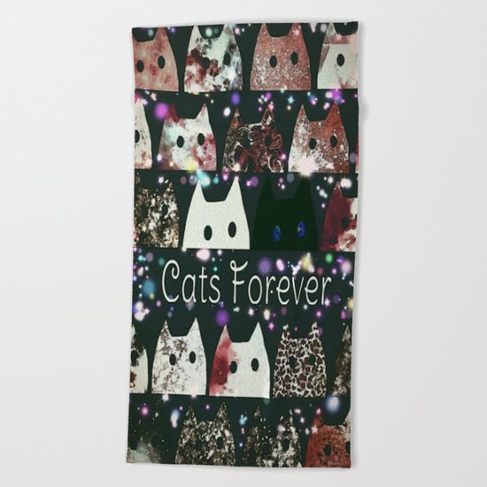 cat-58 Beach Towel