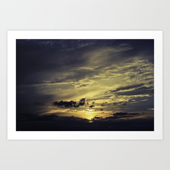 sunset Art Print