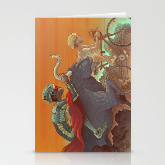 Bullride Stationery Cards