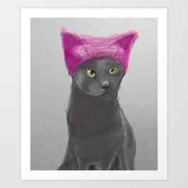 Pussy Hat Art Print