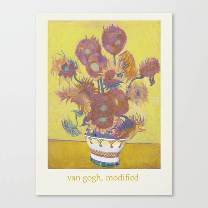 Van Gogh, modified Canvas Print