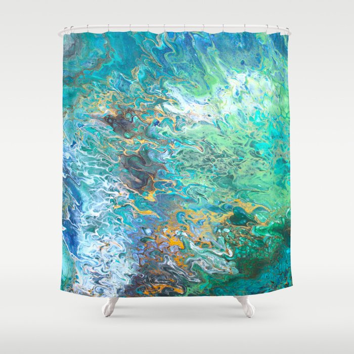 no. 7 Shower Curtain