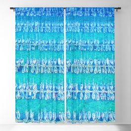 boating impressionism painted realistic ocean scene Blackout Curtain