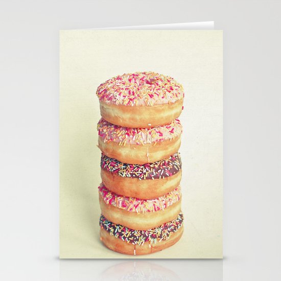 Stack of Donuts Stationery Cards