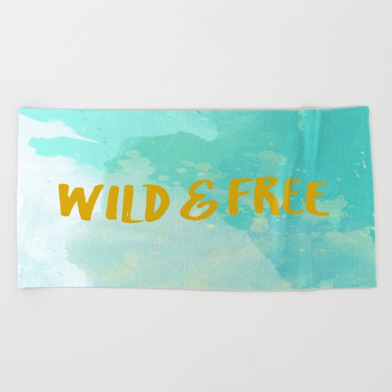 Wild & Free Beach Towel