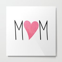 Mom Metal Print | Comic, Illustration, Momgifts, Mommy, Typography, Mom, Mother, Momheart, Drawing, Giftformom 