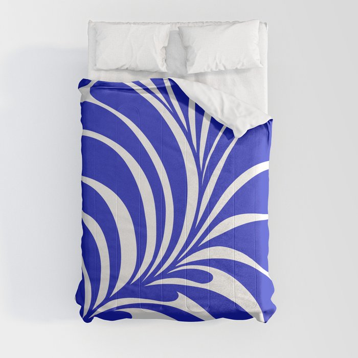 Infinity Blue Leaf - Matisse Comforter