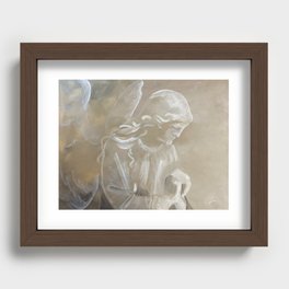 Angels Watching Over Us Recessed Framed Print