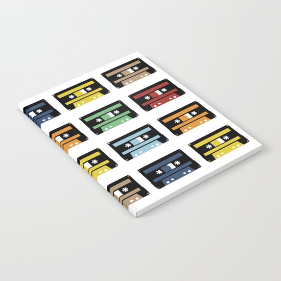 Rainbow Black Tapes Notebook