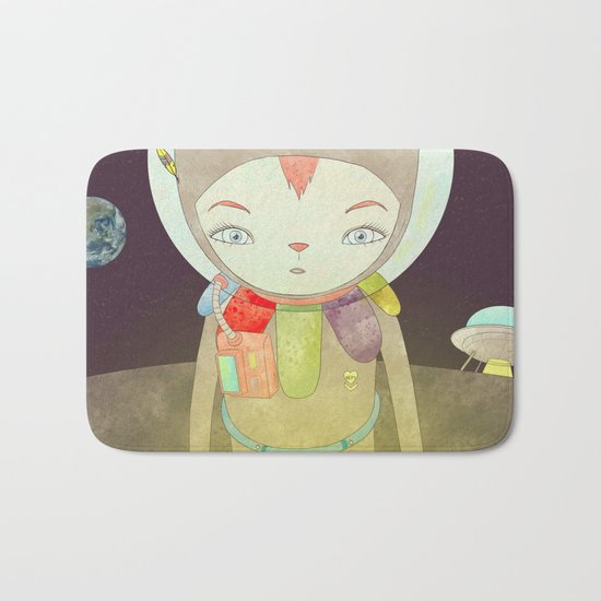 탐사 TO YOUR HEART TO THE MOON Bath Mat