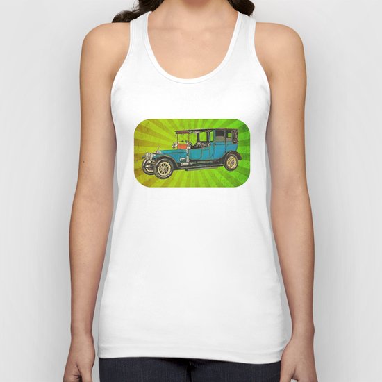 Vintage Car 02 Unisex Tank Top