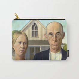 Grant Wood American Gothic Carry-All Pouch