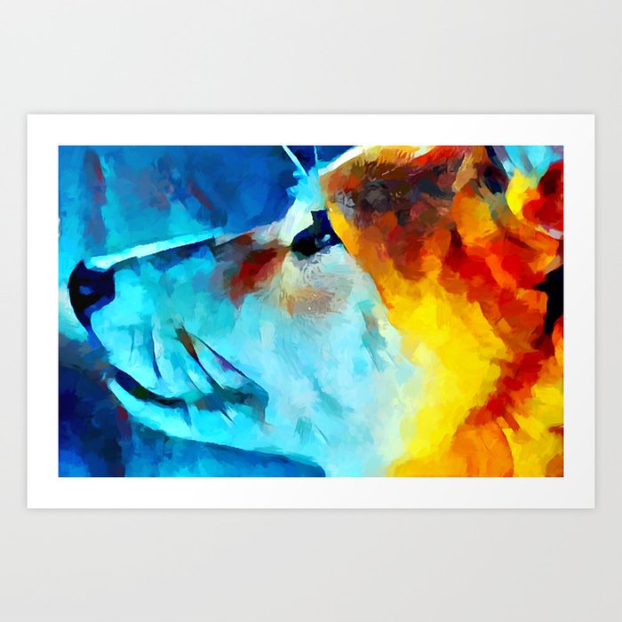 Shiba Inu 2 Art Print