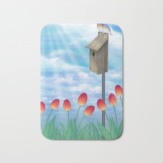 happy together Bath Mat