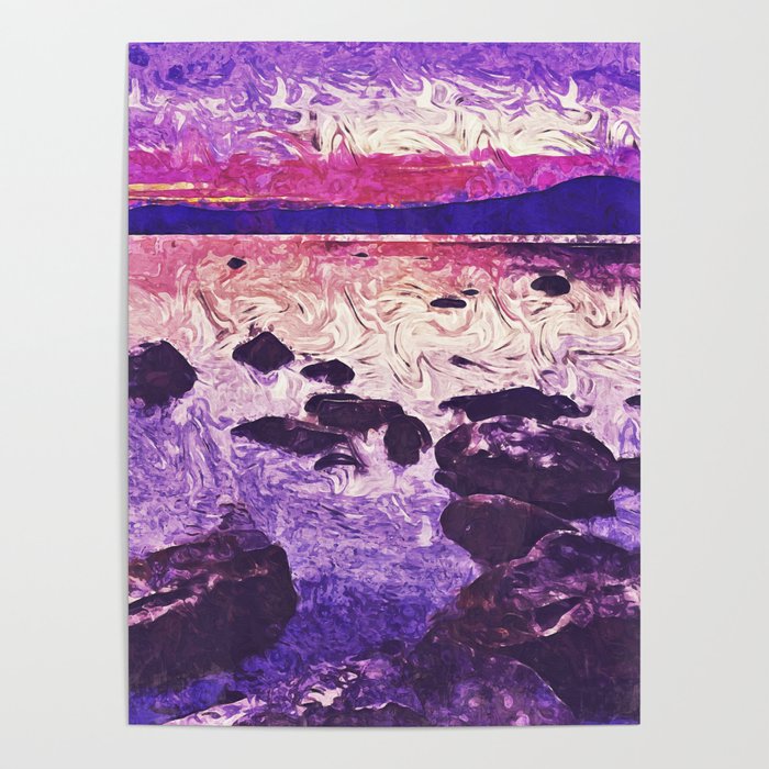 Lake Tahoe, Landscape Poster