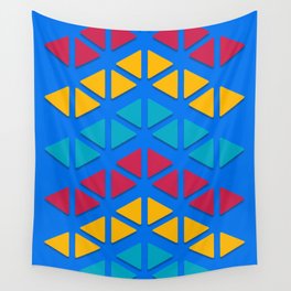 Colorful triangles Wall Tapestry