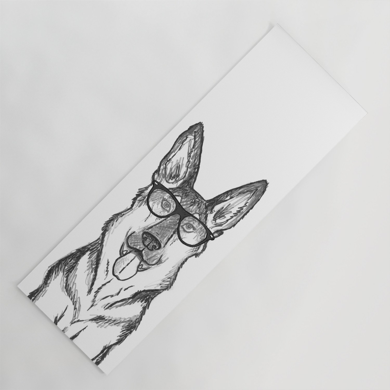 German Shepherd Dog Yoga Mat By Lindusmaximus86 Society6