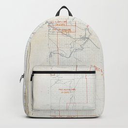 1950 Census Map - Utah (UT) - Uintah County - Uintah County Backpack | County, Antique, Census, Population, Geography, Drawing, America, Vintage, City, Poster 