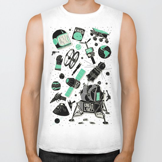 Space Funk Biker Tank