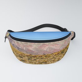 The Range of Mountains called Hornocal or 14 Colors Mountain in Jujuy Region of Argentina Fanny Pack