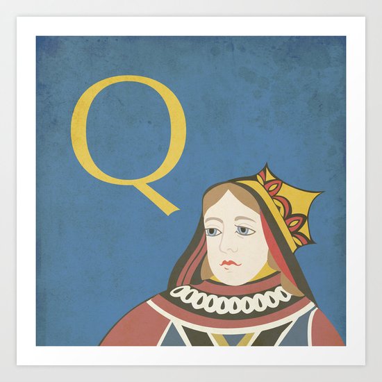 Q. Art Print