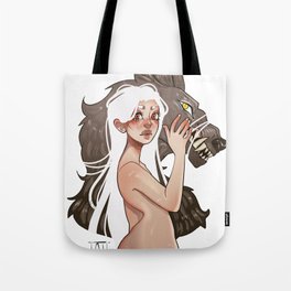 wolf girl Tote Bag