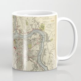 Map of St. Petersburg 1883 Coffee Mug