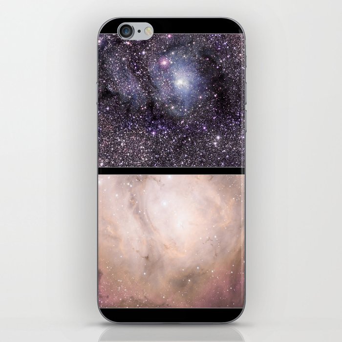Lagoon Nebula Visible vs Infared iPhone Skin
