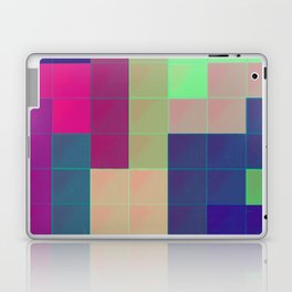 Neon Blocks Pattern Laptop Skin