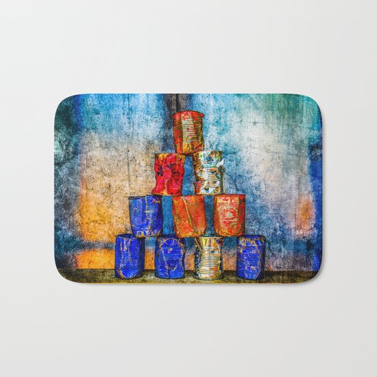 Soup Cans - Square Meal Bath Mat