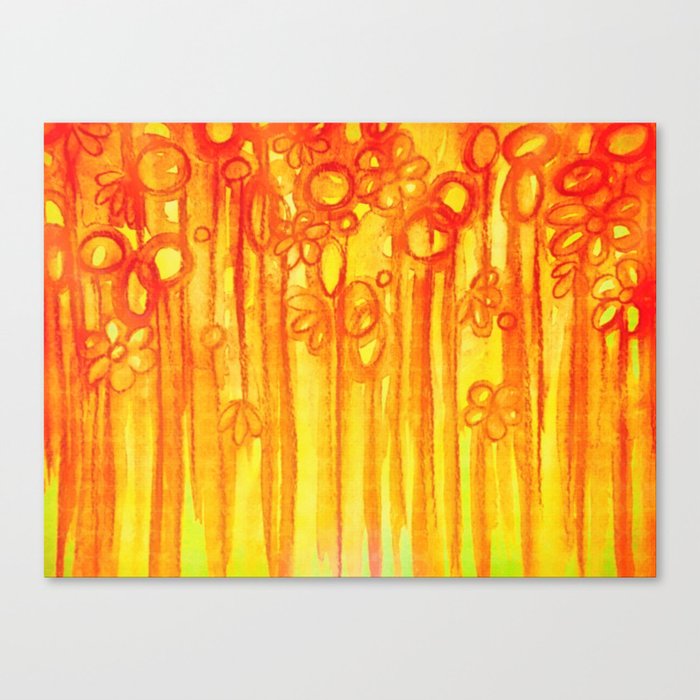 Summer Sentiments Bright Abstract Floral Garden Bold Summer