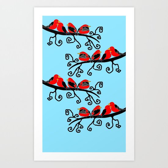 Birds Art Print