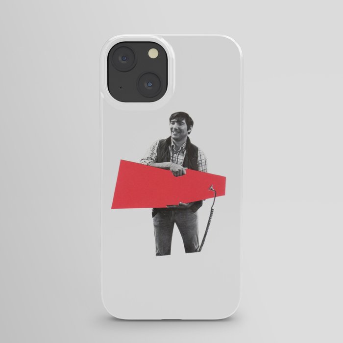 Black and White and Red All Over 7 iPhone Case