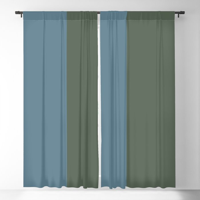 Parable to Behr Blueprint Color of the Year and Accent Colors Vertical Stripes 4 Blackout Curtain