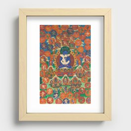 Mahayana Buddhist Samantabhadra Yab Yum Recessed Framed Print