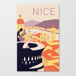 Nice – Sunset Version Canvas Print