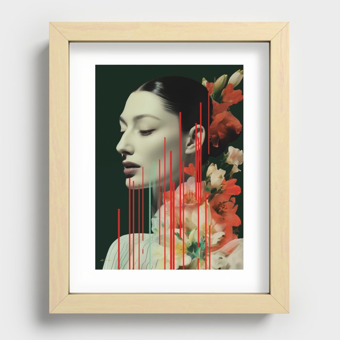 Barcode Beauty  Recessed Framed Print