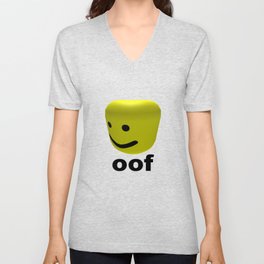 Oof V Neck T Shirts To Match Your Personal Style Society6 - roblox oof leggings