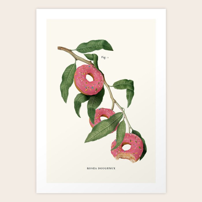 Donut Plant Art Print by Jonas Loose | Society6