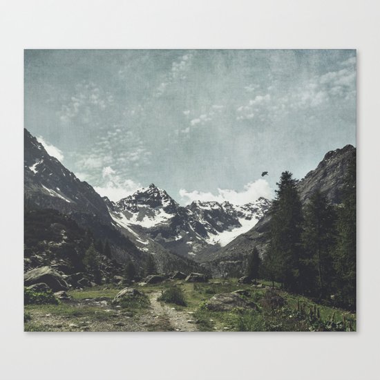 High Valley Alps Canvas Print