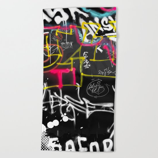New York Traces Beach Towel