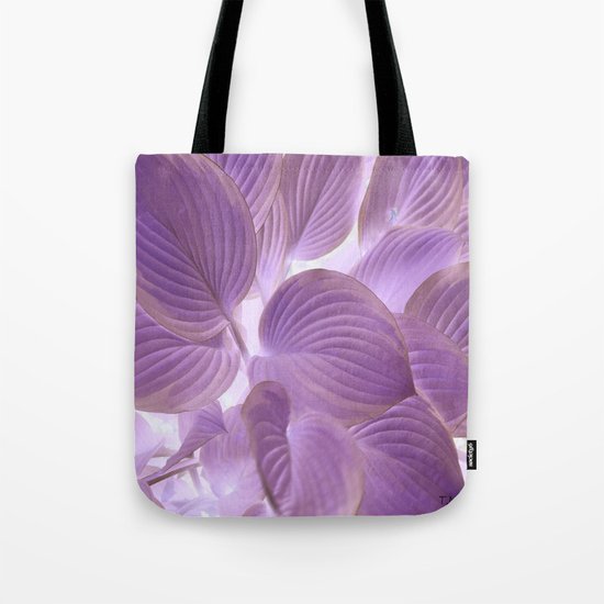 Flower | Flowers | Lavender Purple Glowing Hosta Tote Bag