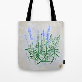 Lavender Plant Grows in the Garden Tote Bag